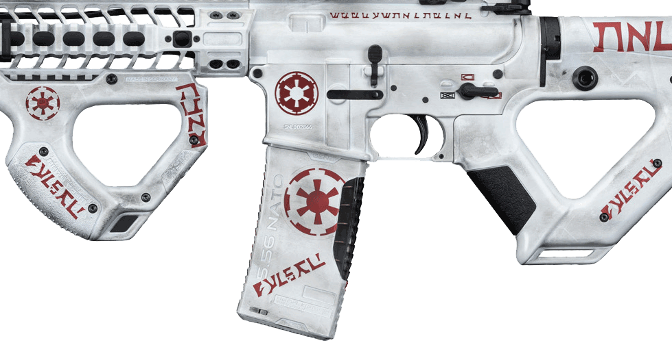 Details of the cera coated rifle