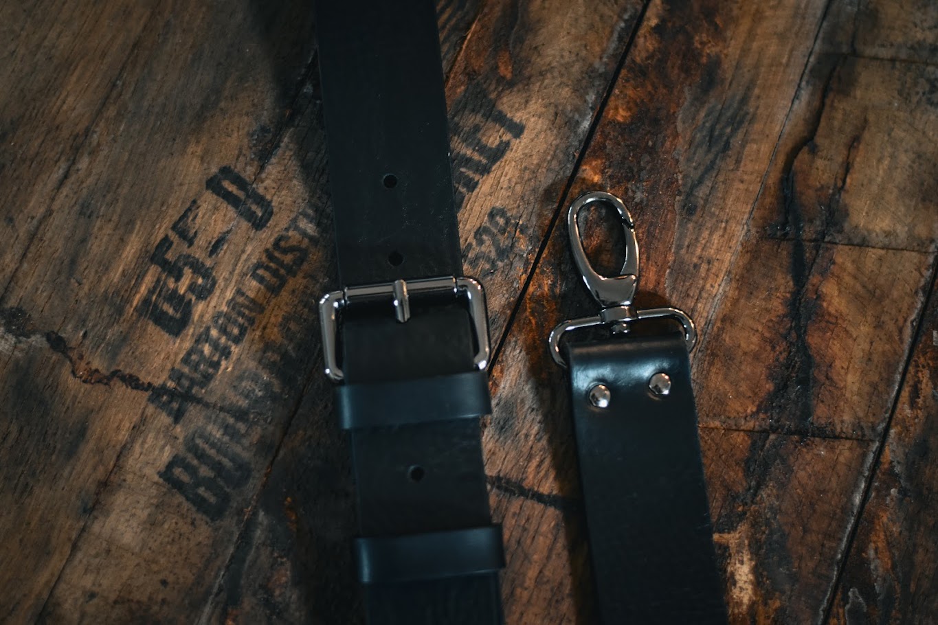 Classic Leather Rifle Sling Black - Image 3