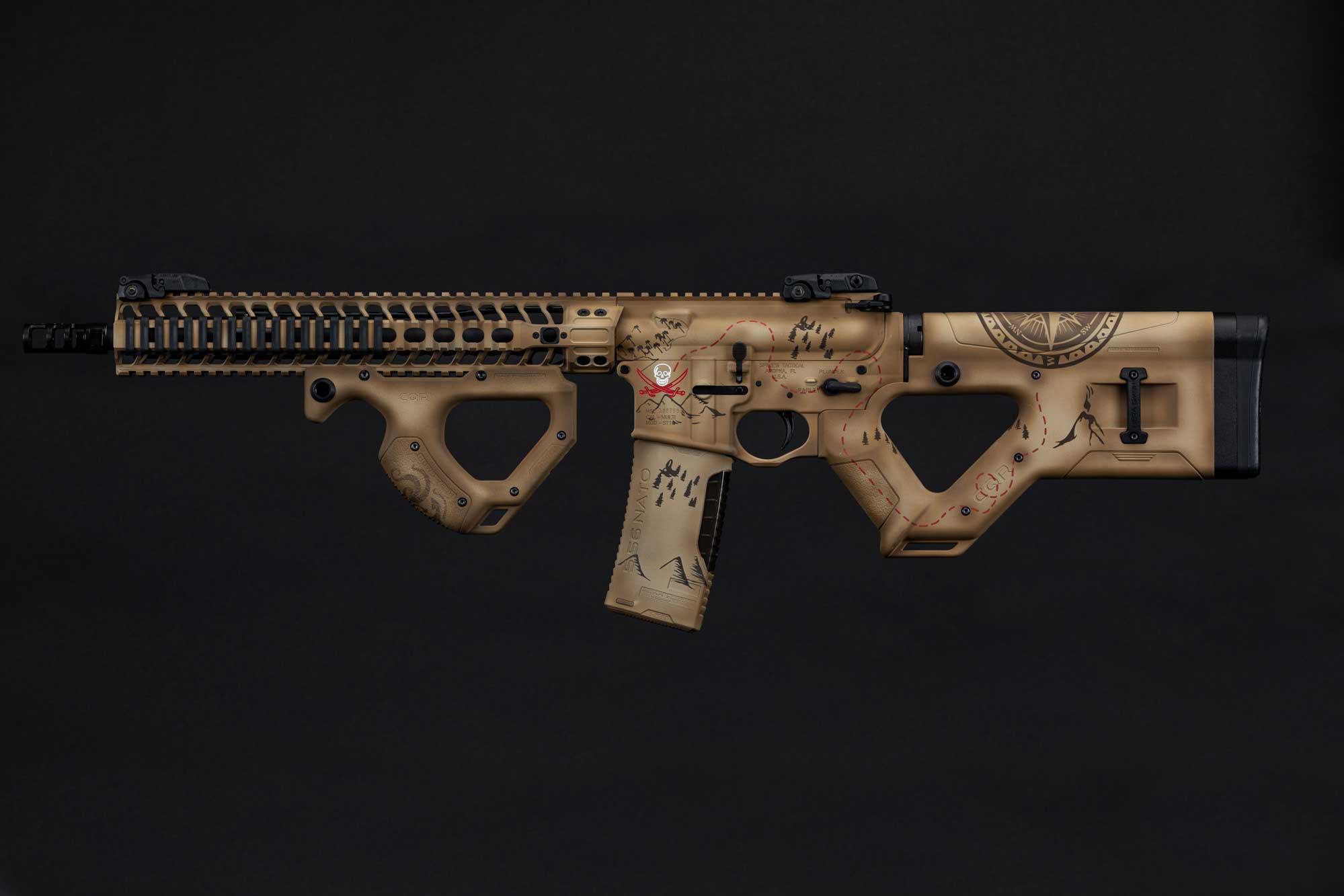 pirate-1 Lan World Custom Pirate painted rifle